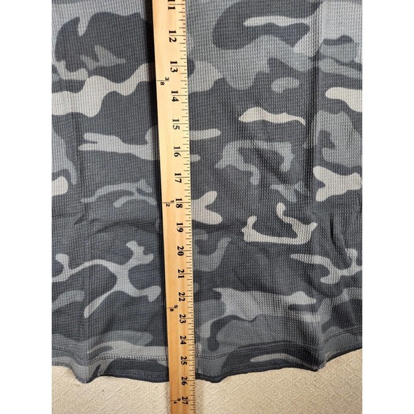 Vintage Mossimo Shirt Mens Large Pullover Camo Army Athletic Fit Thermal NWT A9 - Picture 5 of 12